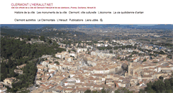 Desktop Screenshot of clermontlherault.net